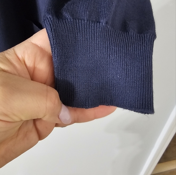 NWOT Grace Karin Blue Open-Front Cardigan Sweater - Picture 7 of 8